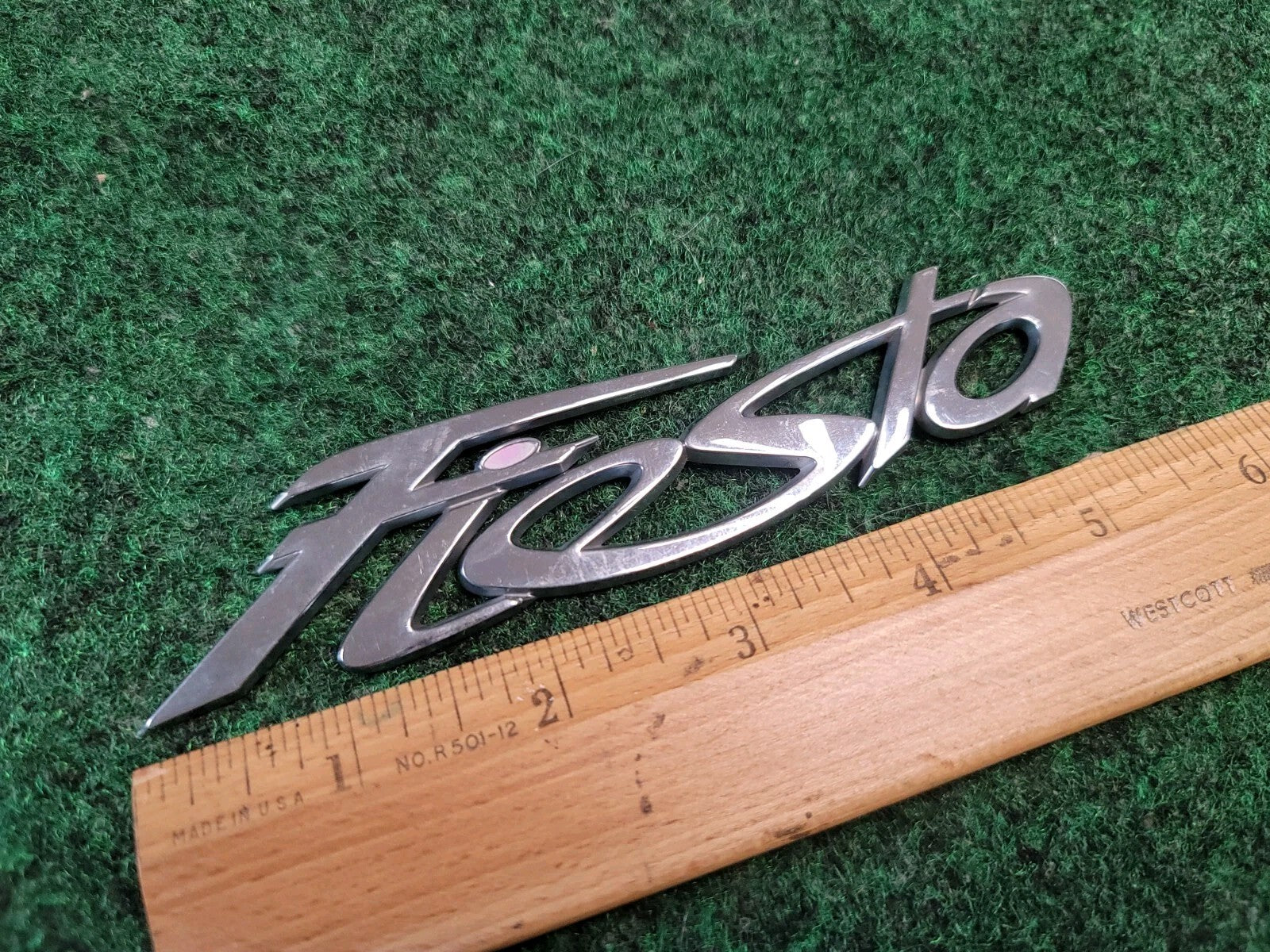 2011-2019 FORD FIESTA REAR CHROME EMBLEM LOGO BADGE LETTERS SYMBOL OEM 2M4