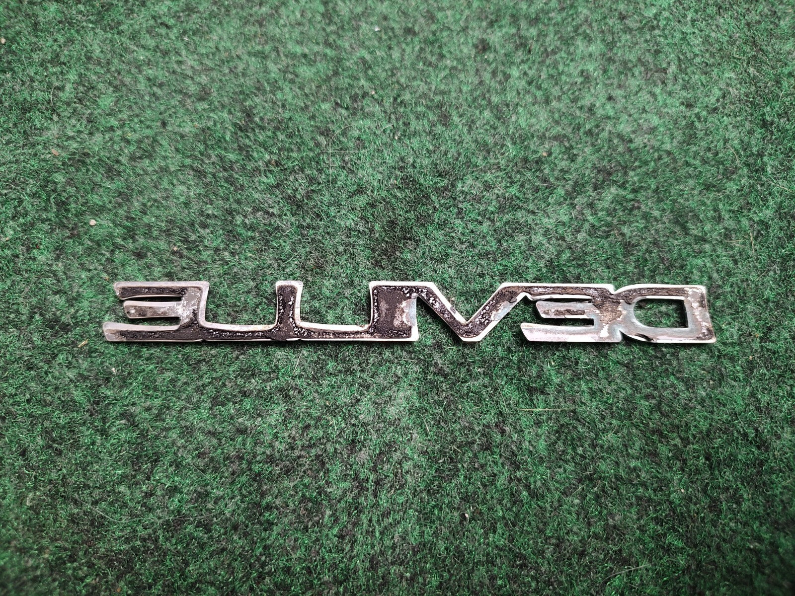 Cadillac DeVille Black Chrome Emblem Badge Logo Nameplate Name Plate OEM 1S2