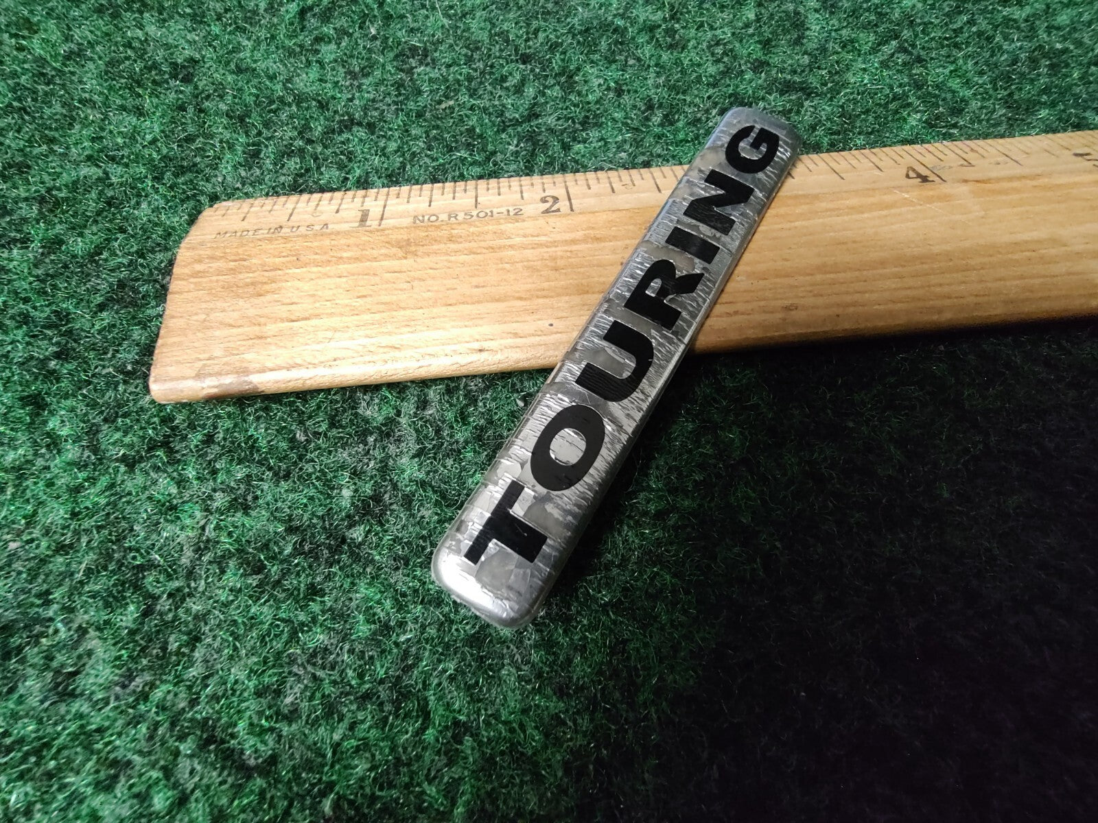TOURING EMBLEM BADGE REAR TRUNK NAMEPLATE 3" 7S1