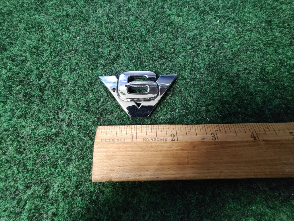 Ford Escape V6 Front Side Fender Emblem Chrome OEM YL8416C144AB 3S6
