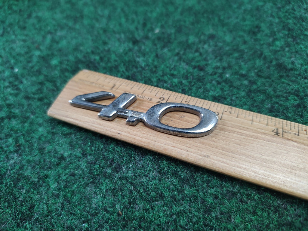 2001 - 2002 Oldsmobile Aurora "4.0" Trunk Nameplate Emblem BADGE LOGO OEM 8L2