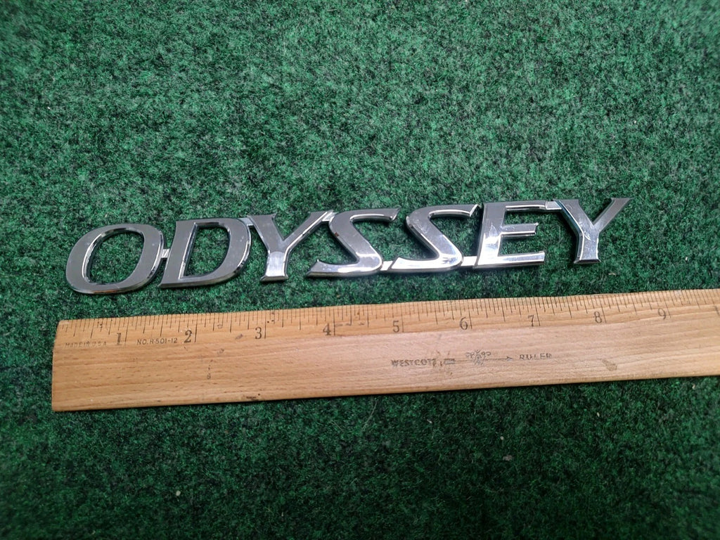 2005-10 HONDA ODYSSEY REAR GATE LID EMBLEM LOGO BADGE SYMBOL CHROME LETTERS 2S4