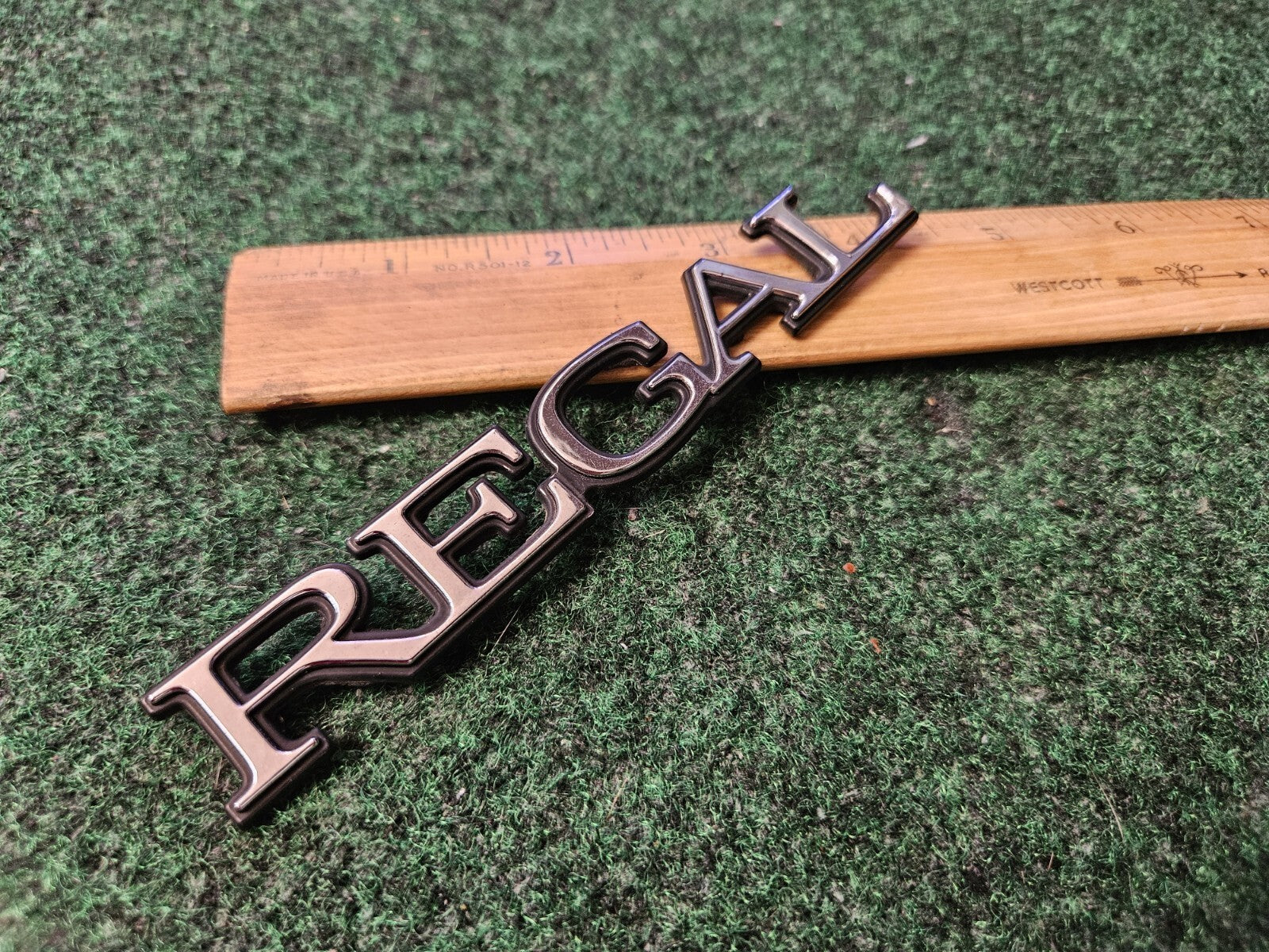 Buick OEM Regal Chrome 5.125" Emblem Badge Logo Nameplate Name Plate 4M6