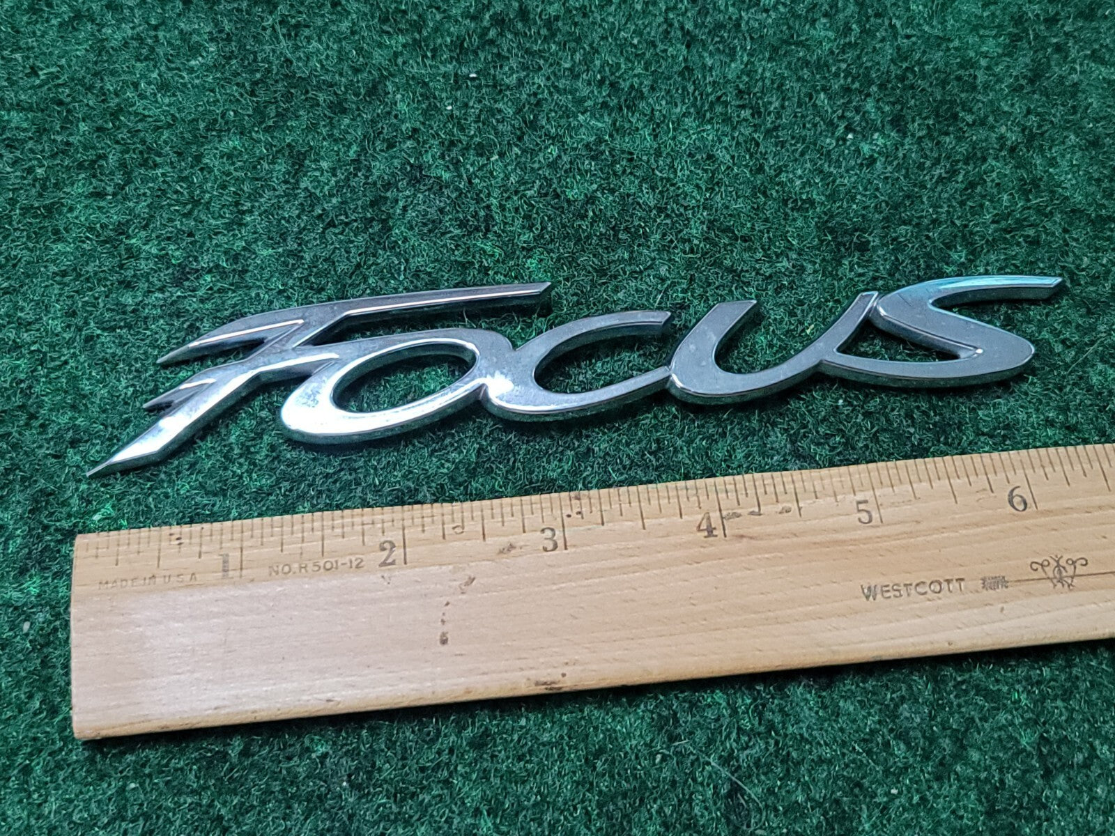 12-18 Ford Focus Emblem Rear Trunk Chrome Badge Nameplate Logo Letters Name 1M1