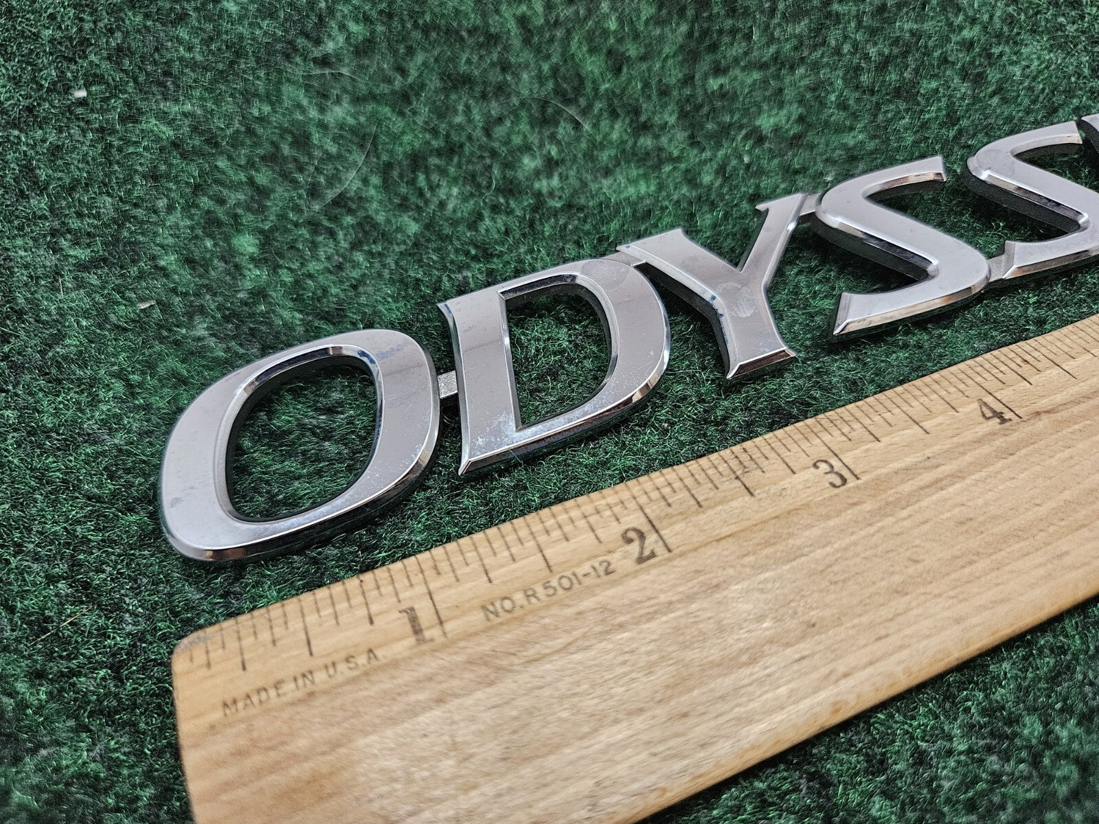 2005-10 HONDA ODYSSEY REAR GATE LID EMBLEM LOGO BADGE SYMBOL CHROME LETTERS GL4