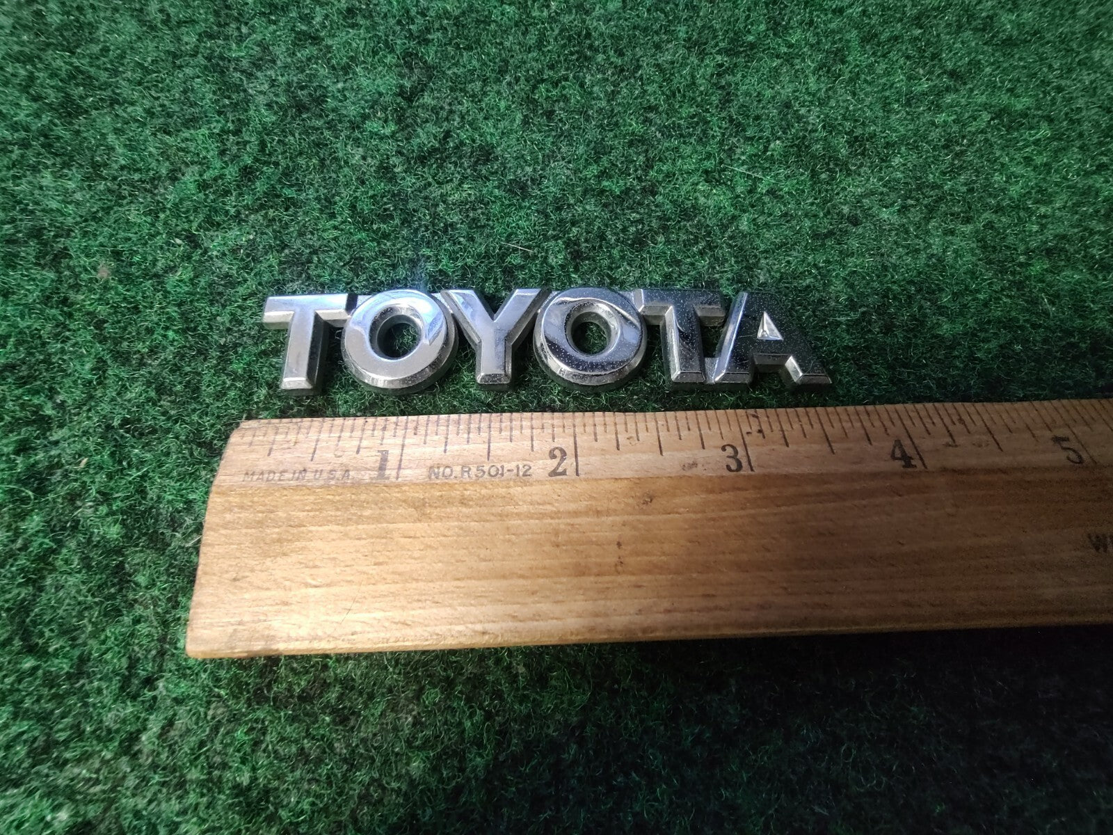 00-03 Toyota ECHO Rear Trunk Script Emblem Badge Nameplate OEM 75446-52020 8L2