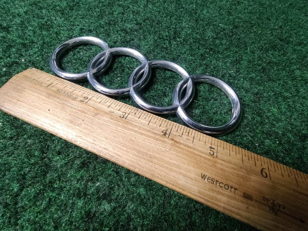 Audi Name Plate Nameplate Badge Emblem Logo Decal Circles 5.5" 5 1/2" 1S6