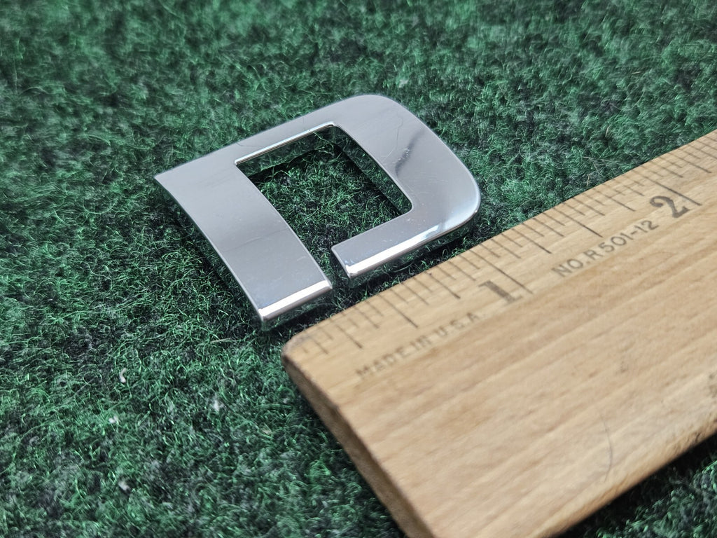 OEM "D" Chrome Individual Letter Lettering Emblem Badge Logo 3D  Nameplate 7S8