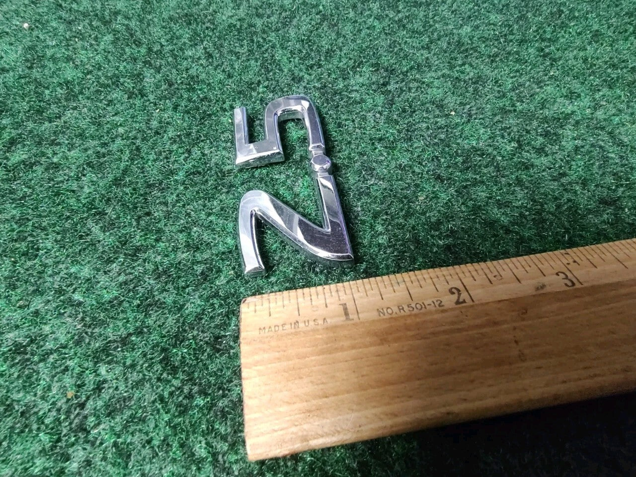 NISSAN 2.5 REAR CHROME EMBLEM LOGO SYMBOL BADGE OEM 6S4