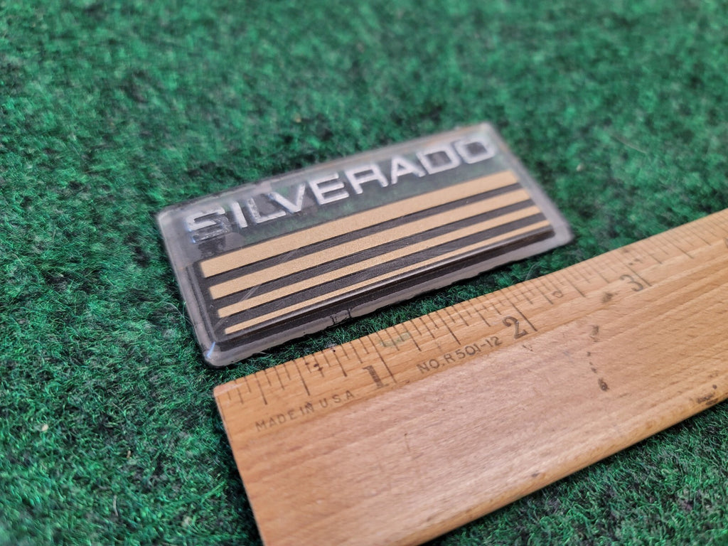 1990s SILVERADO Plastic Roof Panel Emblem OEM NAME PLATE 2M3