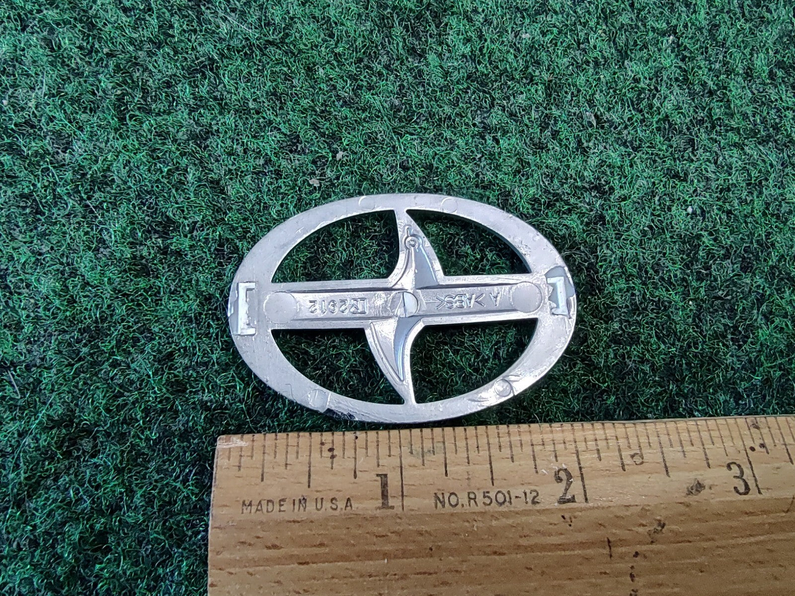 Scion 2" Wide Emblem Badge 2912 UNKNOWN Year Model OEM 2M9