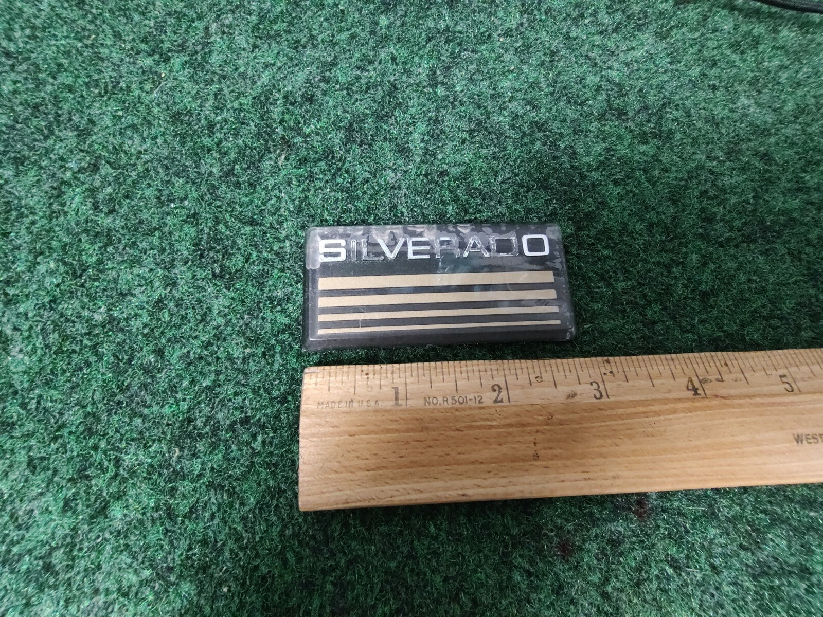 1990s SILVERADO Plastic Roof Panel Emblem OEM NAME PLATE 8L9