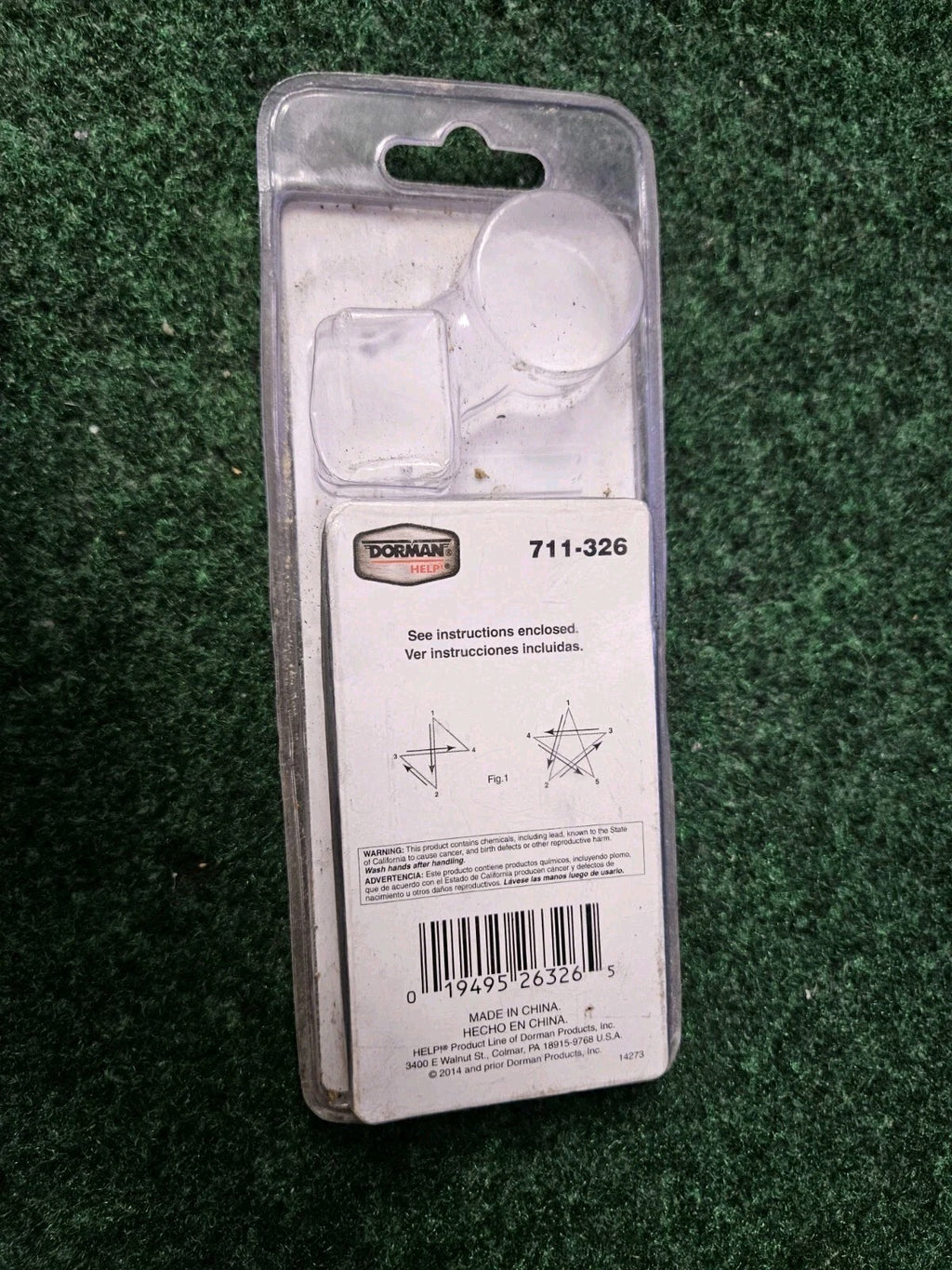 Dorman    711 326    Wheel Nut Lock Chrome Bulge Lock Set M12 4M6