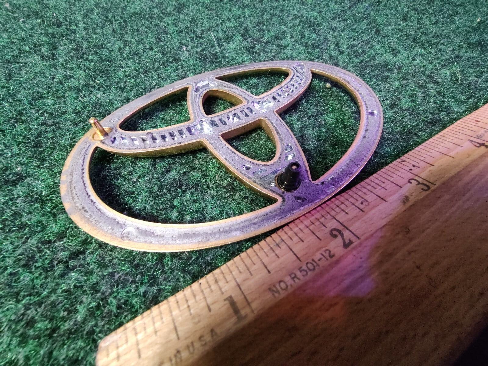 Toyota 1997-2001 Camry Gold Rear Trunk Emblem Badge Logo Name 75441-AA040 2M4