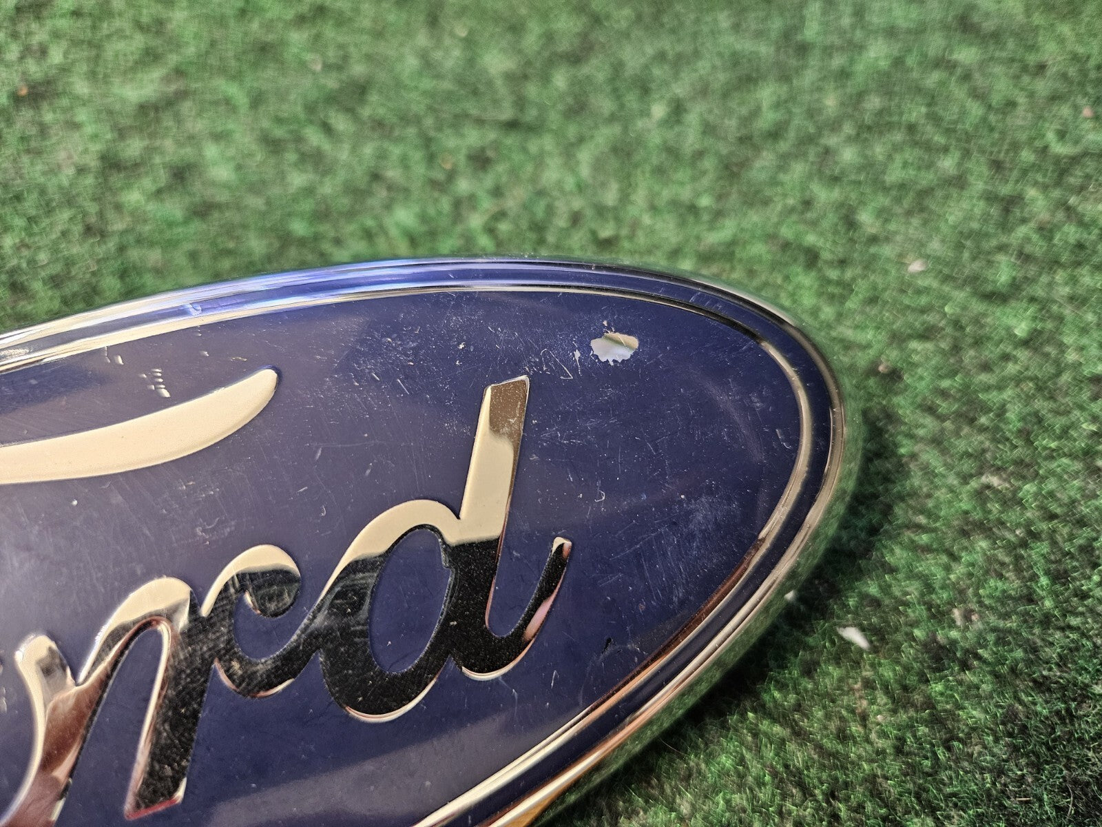 2003-2006 Ford Expedition Rear Emblem Badge 7'' Blue Chrome 4L14-7843156 4M6