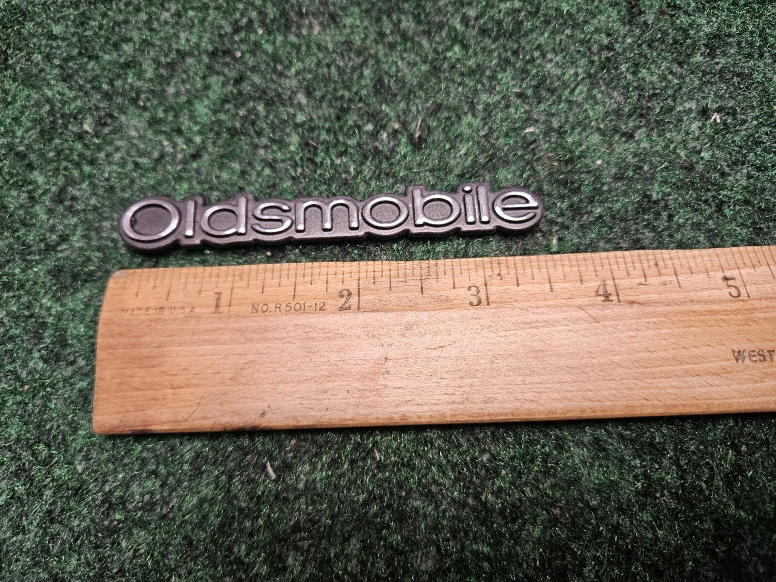 Oldsmobile OEM Chrome Emblem Badge Logo Nameplate Name Plate 5M3