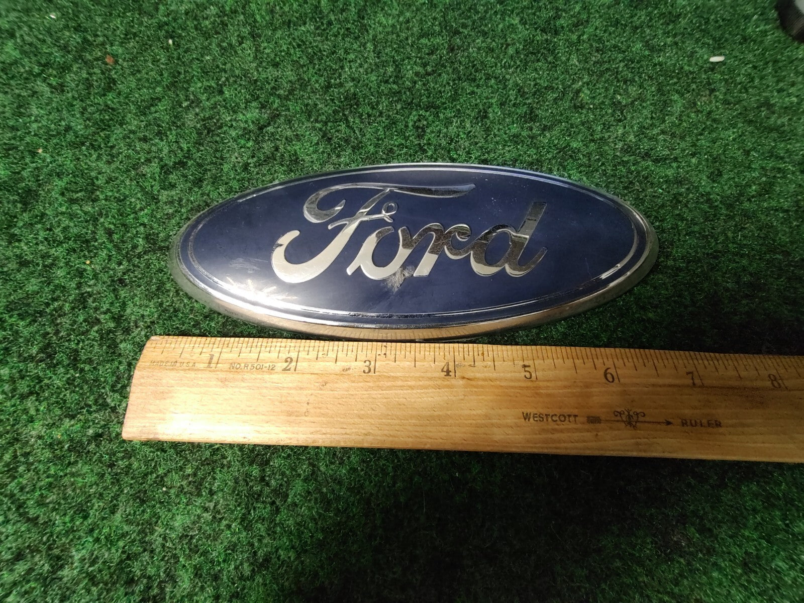 FORD BADGE EMBLEM 2659 GAPN 5305 F0M0C0 D720B LOGO  SYMBOL SIGN 7" 7 Inch 6L5