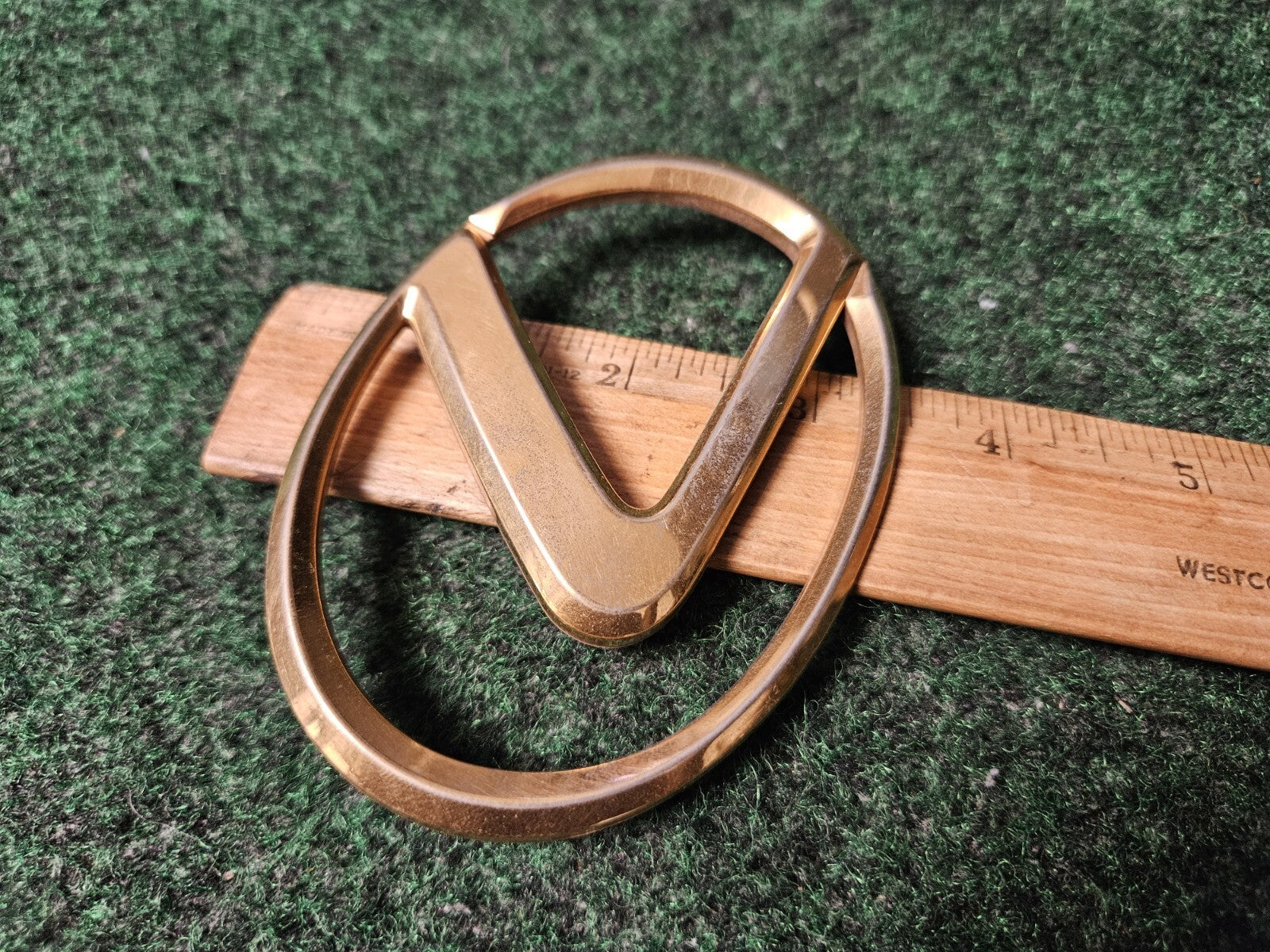 Lexus OEM 1992-1996 ES300 ES 300 Gold Rear Emblem Badge Logo 8347 5M1