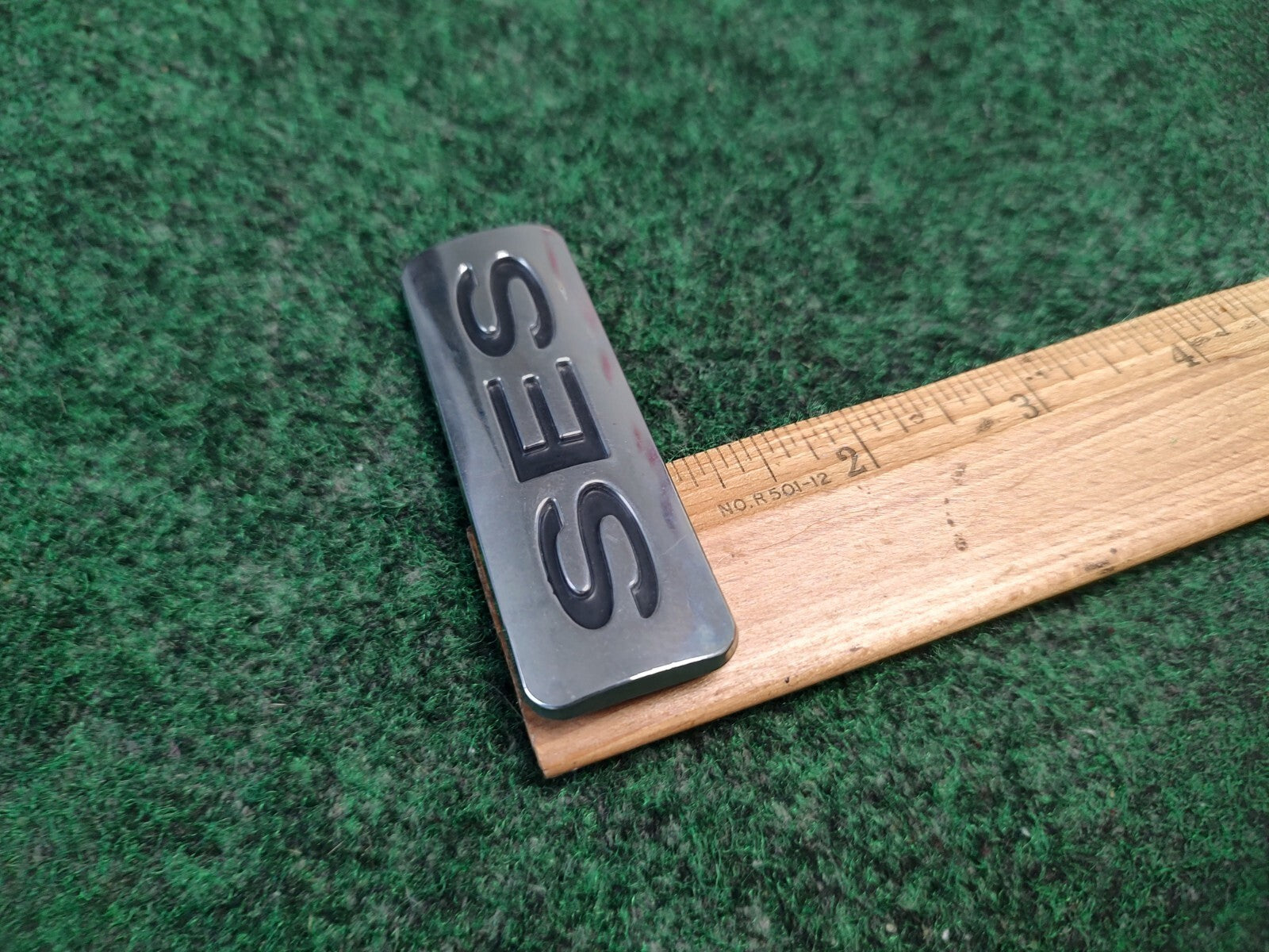 1999-2007 Ford Focus SES Emblem Letters Logo Badge Trunk Rear Chrome OEM 4S3