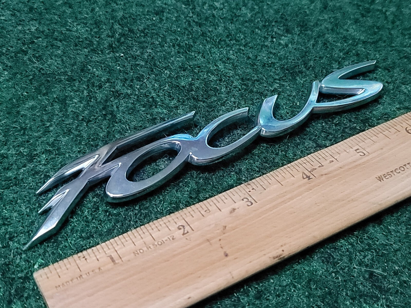 12-18 Ford Focus Emblem Rear Trunk Chrome Badge Nameplate Logo Letters Name 1M1
