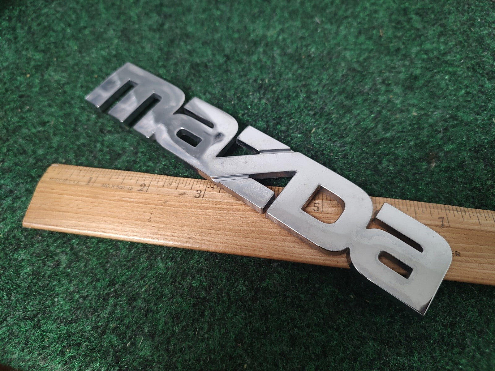 Mazda OEM Chrome Emblem Badge Logo Nameplate Name Plate 1M4