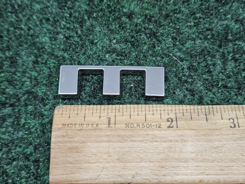 OEM "M" 3D Chrome Individual Letter Emblem Badge Logo Nameplate 7S7