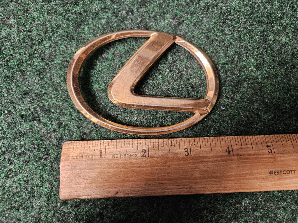 Lexus OEM 1992-1996 ES300 ES 300 Gold Rear Emblem Badge Logo 8347 5M1