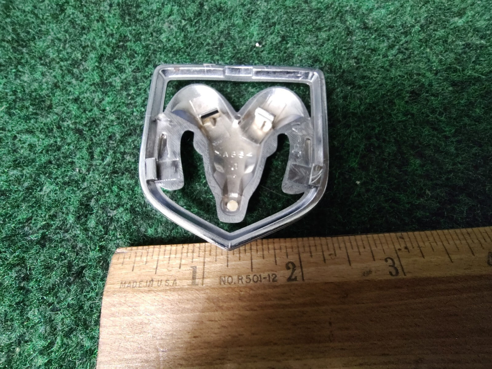 Dodge Front Grille Emblem Logo Badge Name Plate OEM See Measurements 7S2