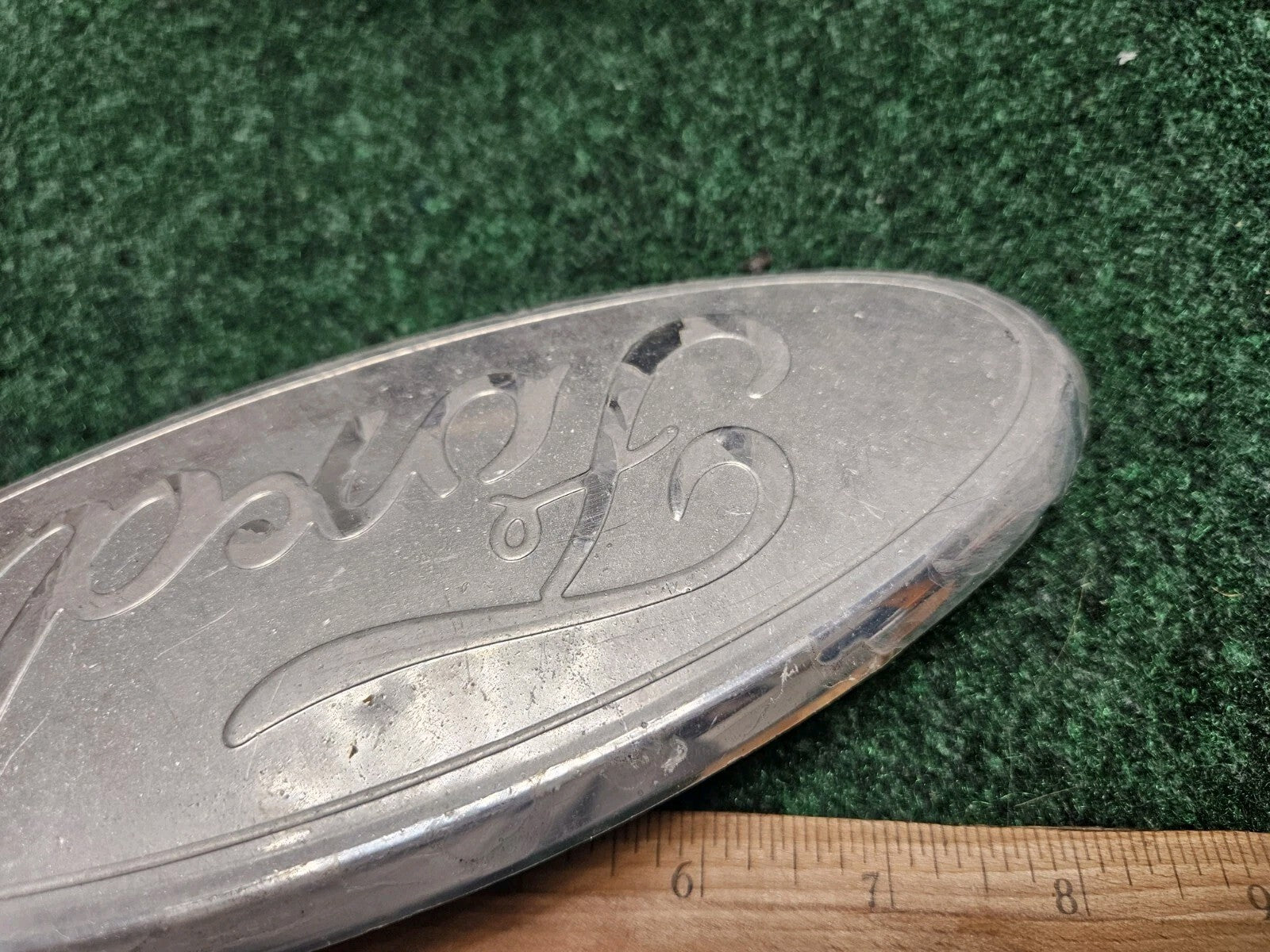 Ford Front Grille Emblem OEM 4L34-15402A16-AB 4L34-15402A16-BA Oval Badge 9" CL4