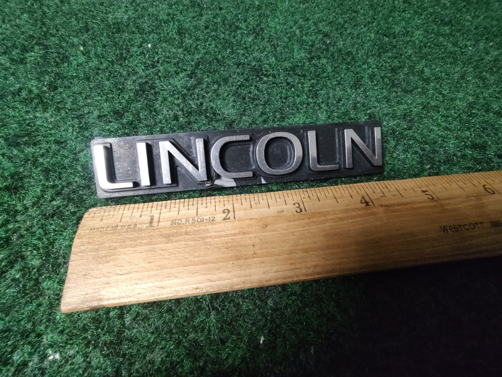 Lincoln Vintage Emblem Badge Logo Nameplate Name Plate OEM 1S2