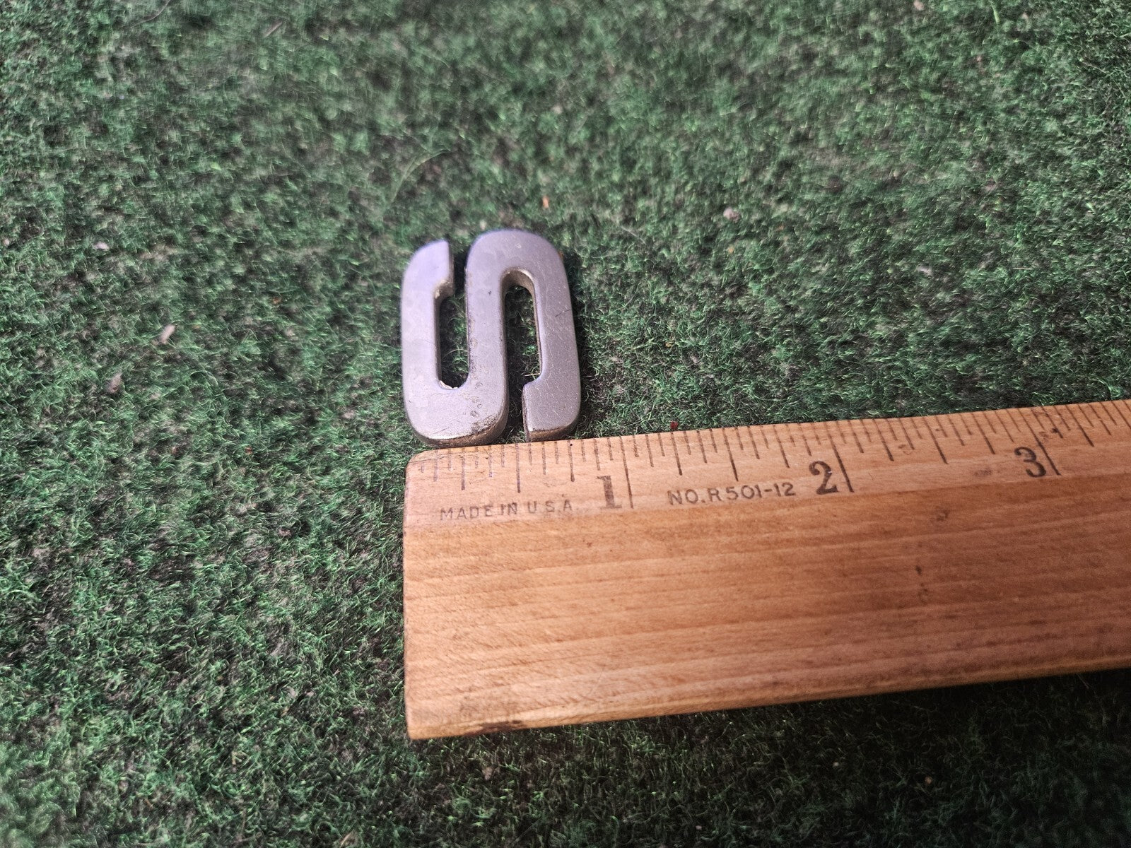 OEM "S" Silver Individual Letter Lettering Emblem Badge Logo Nameplate 4M7