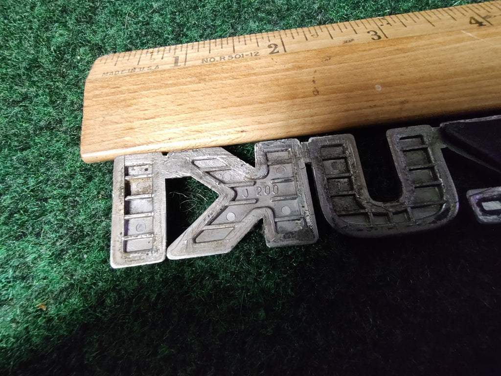 Suzuki OEM Chrome Plastic 6 1/2'' Emblem Badge Logo Nameplate Name Plate 3M1