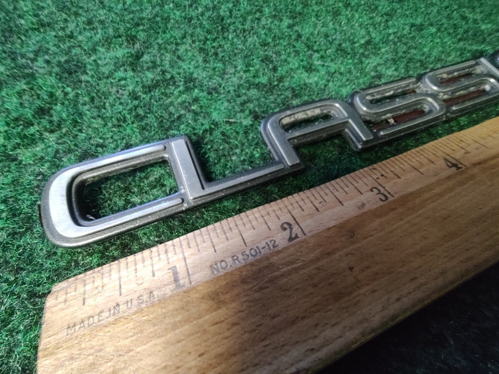 Chevy OEM Caprice Classic Chrome Emblem Badge Logo Nameplate Name Plate 8L2