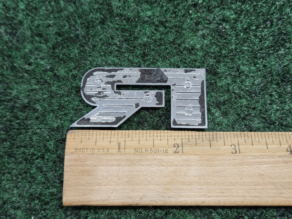 OEM "R" Chrome Individual Letter Lettering Emblem Badge Logo 3D Nameplate R 2S6