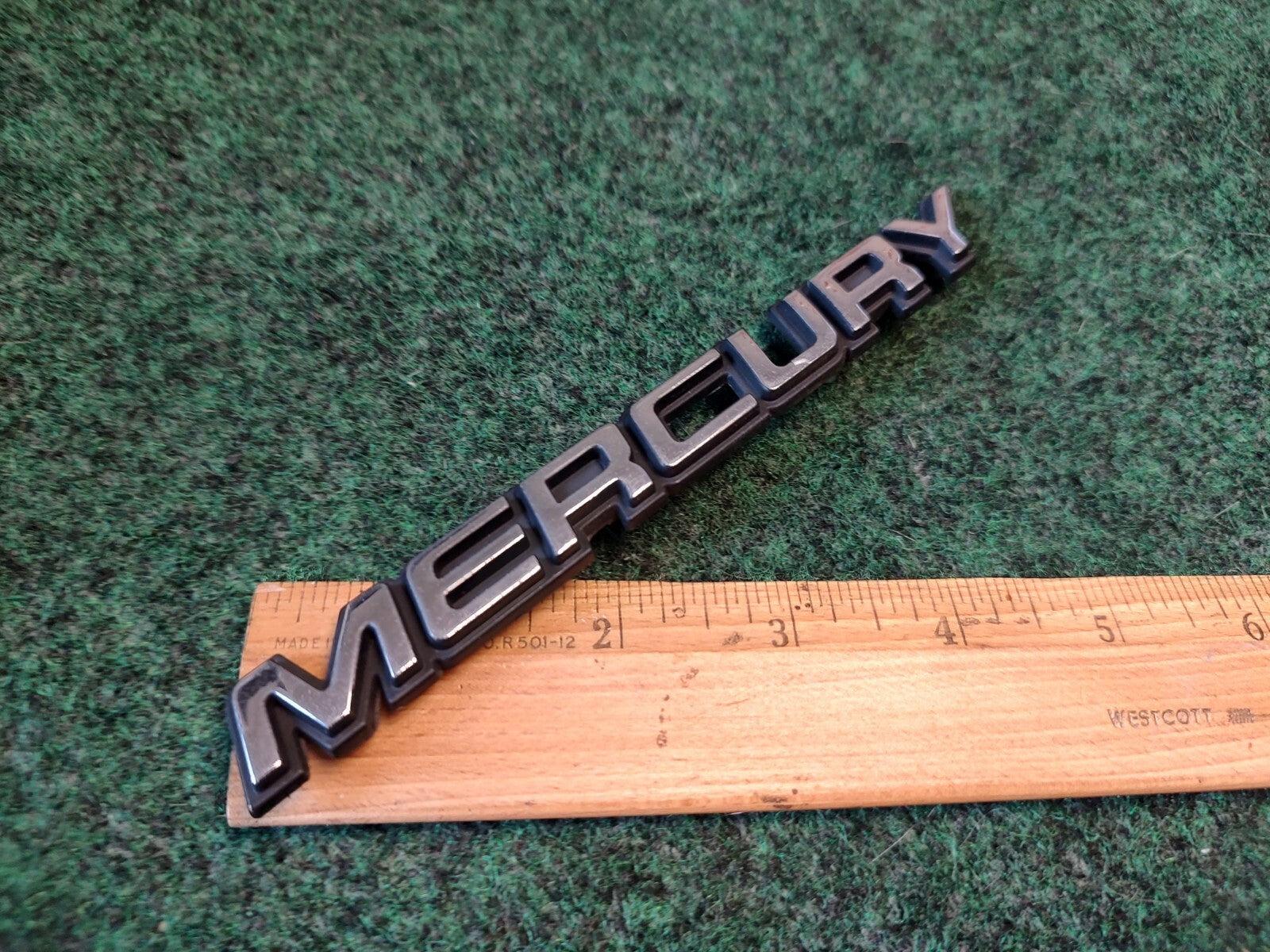 1992-1997 Mercury Grand Marquis Emblem Logo Badge Driver Rear Panel Chrome 3S1
