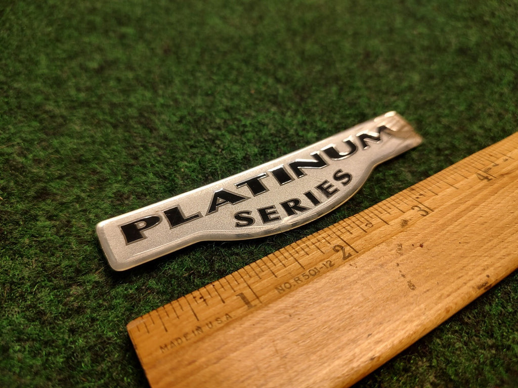 PLATINUM SERIES OEM EMBLEM Name Plate Decal Nameplate Badge Logo 2S9