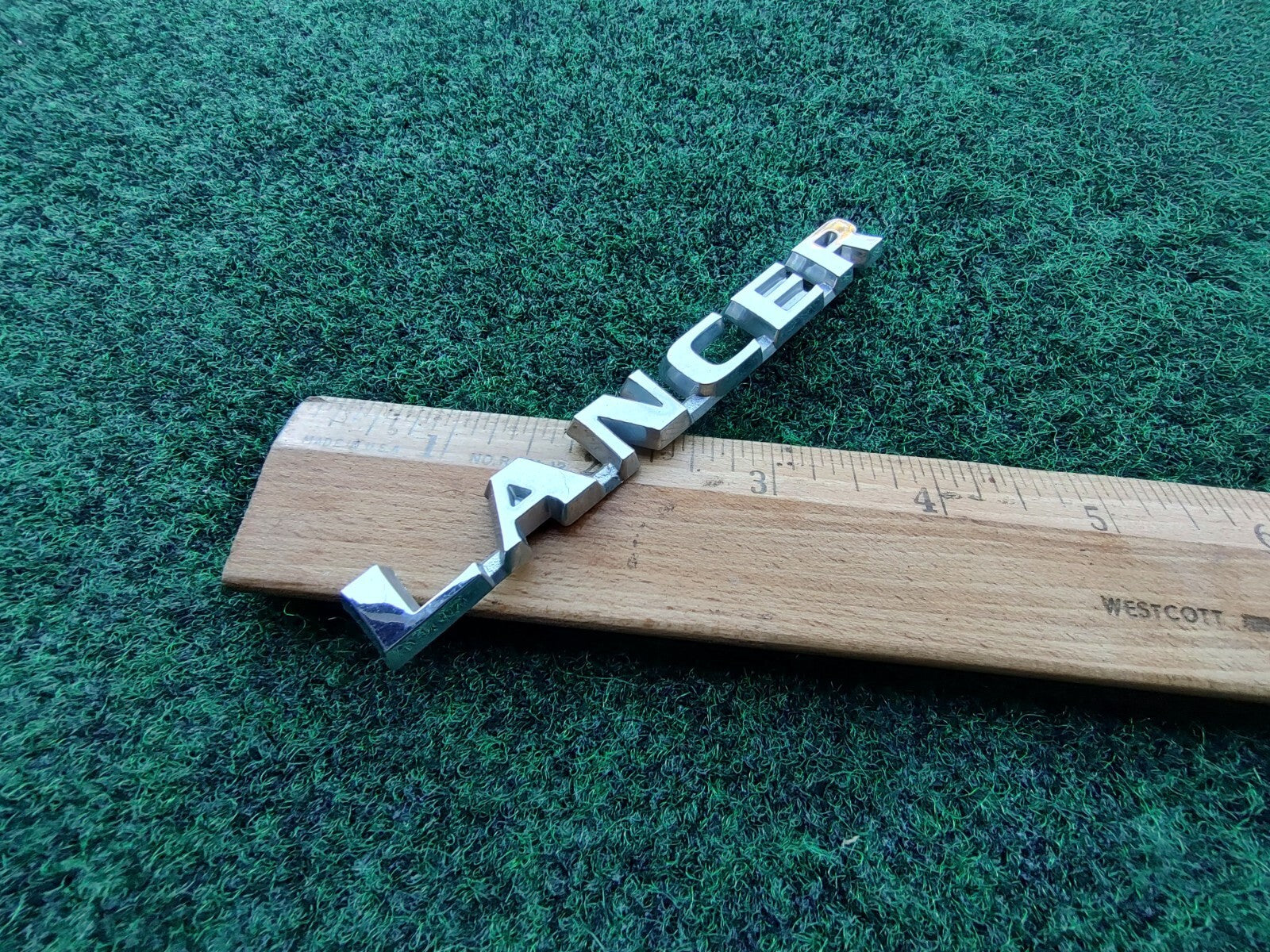 Mitsubishi Lancer Rear Trunk Lid  Emblem Badge Nameplate OEM 5S3