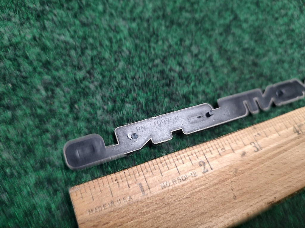 1995-1999 Chevrolet Chevy Monte Carlo Factory Silver Dash Board Emblem Badge 4S9