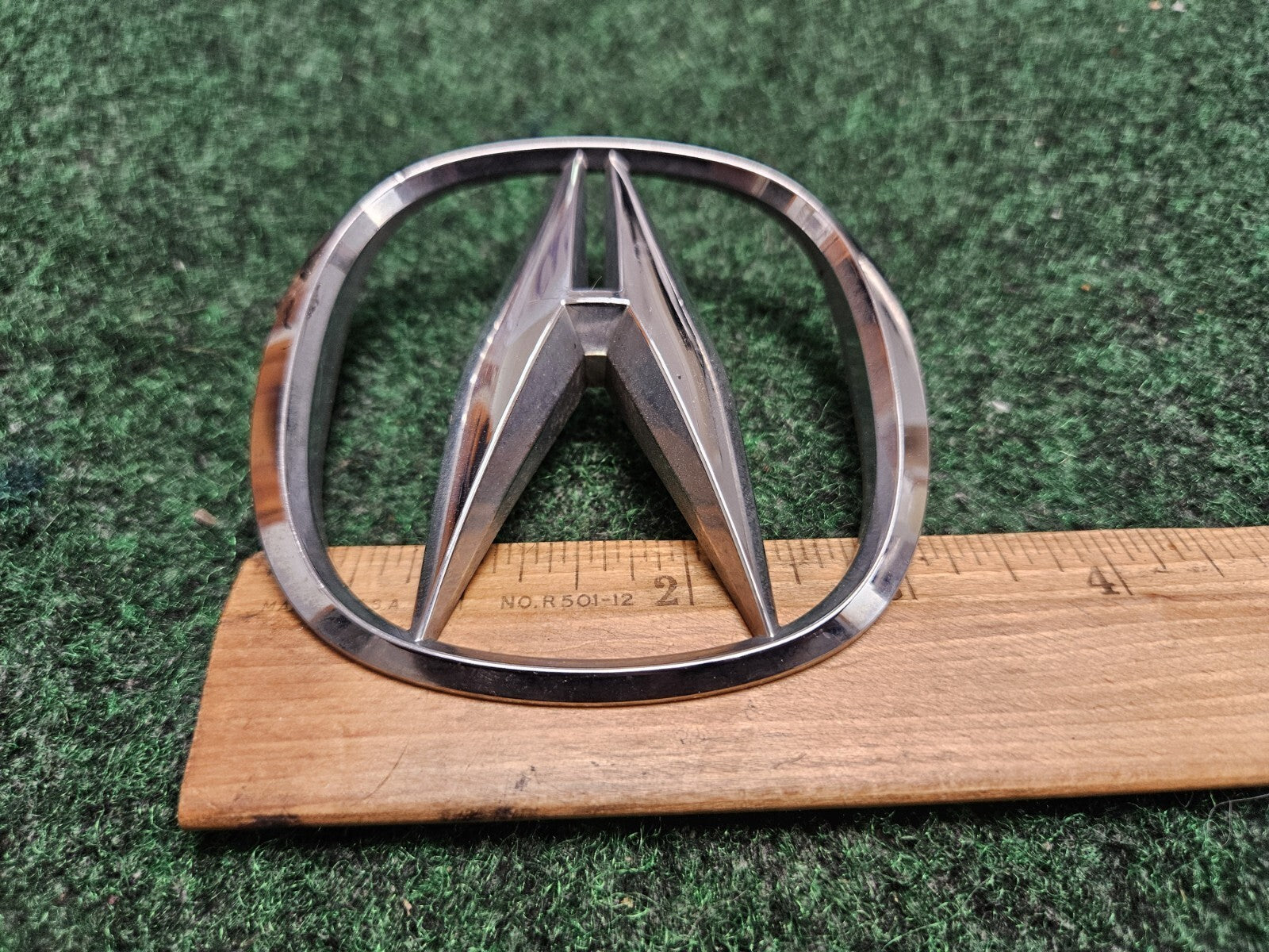 Acura Emblem Logo Badge Symbol Rear Trunk 1 Sep 1 Chrome OEM CL4