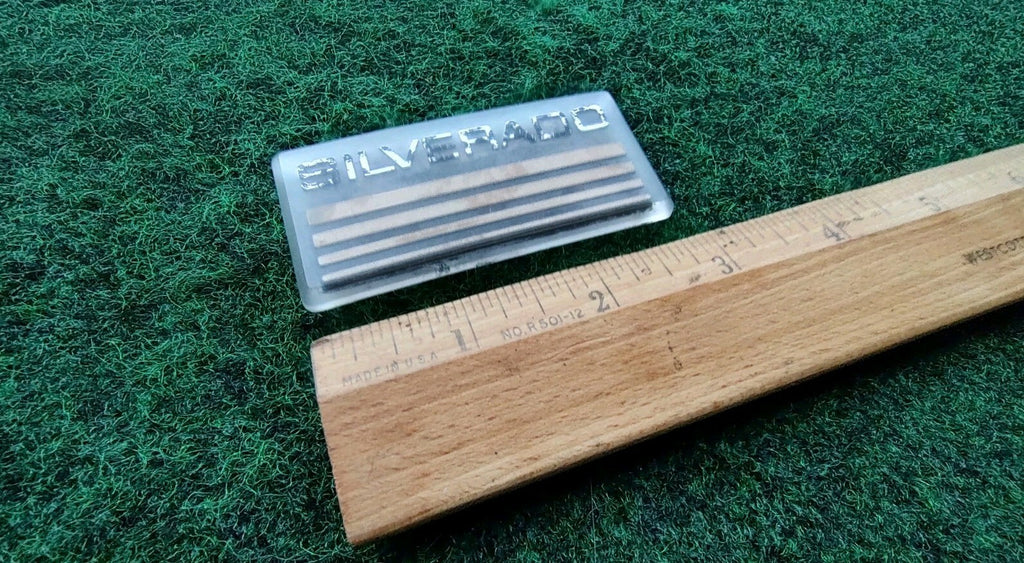 1990s SILVERADO Plastic Roof Panel Emblem OEM NAME PLATE 5S3