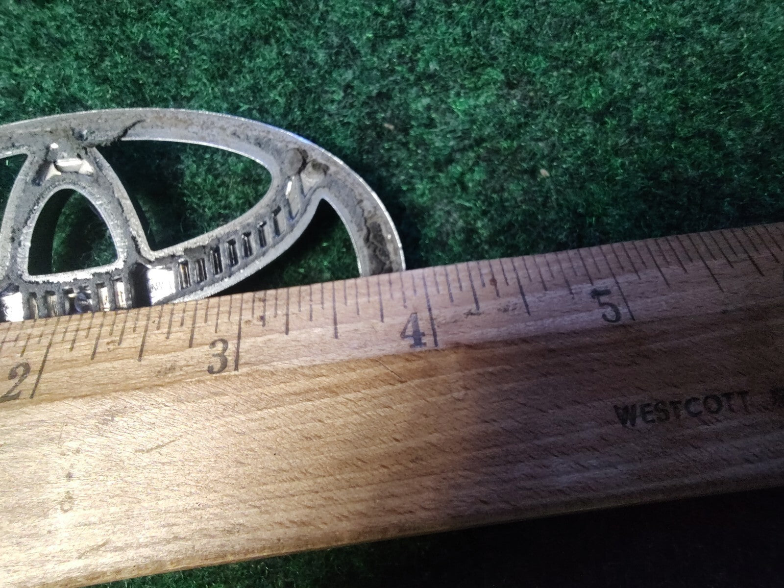 Toyota Chrome Emblem Logo Symbol Unknown Model ~4" 7S3