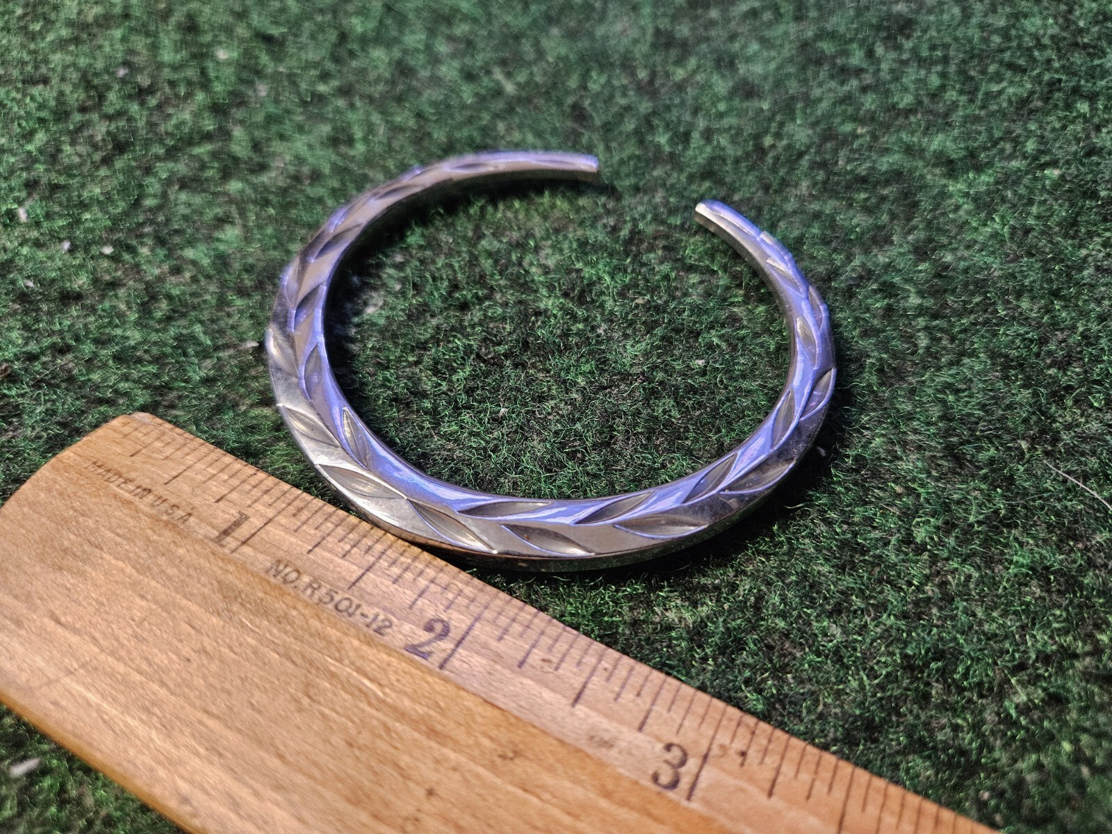 Cadillac Chrome Wreath Emblem Badge Trim OEM GM Caddy Trunk Ornament 3" Inch 5L9