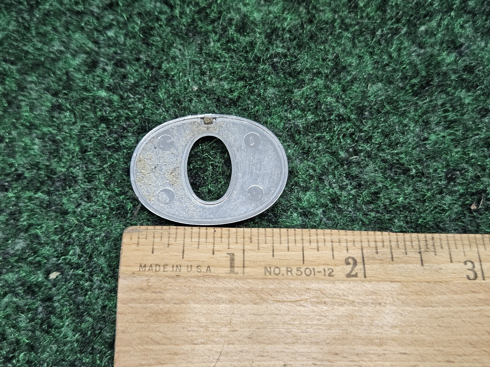 OEM "O" Chrome Individual Letter Lettering Emblem Volvo Badge Logo Nameplate 2S2