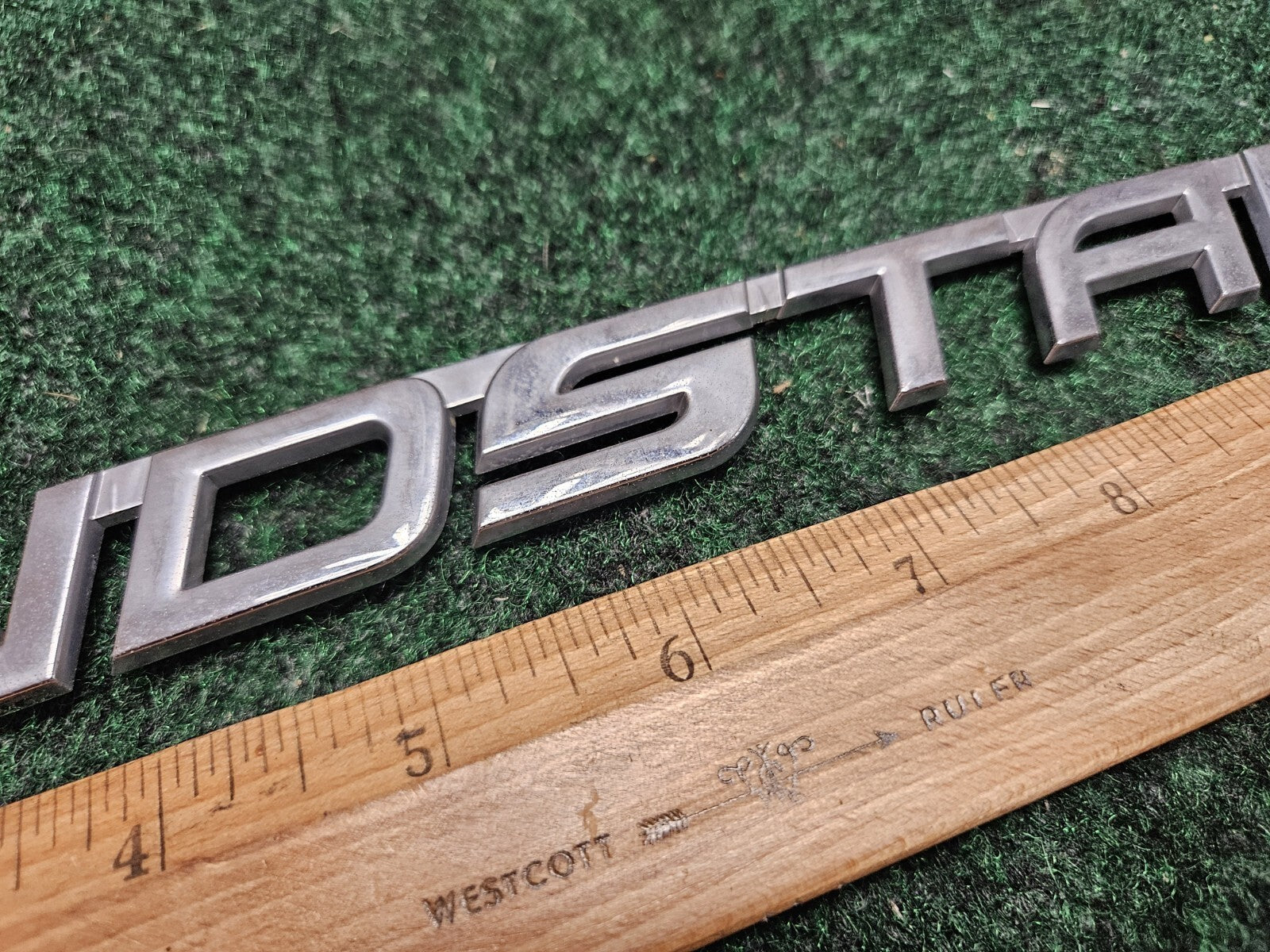 FORD WINDSTAR REAR CHROME EMBLEM NAME PLATE  LOGO BADGE SYMBOL USED OEM 5M2