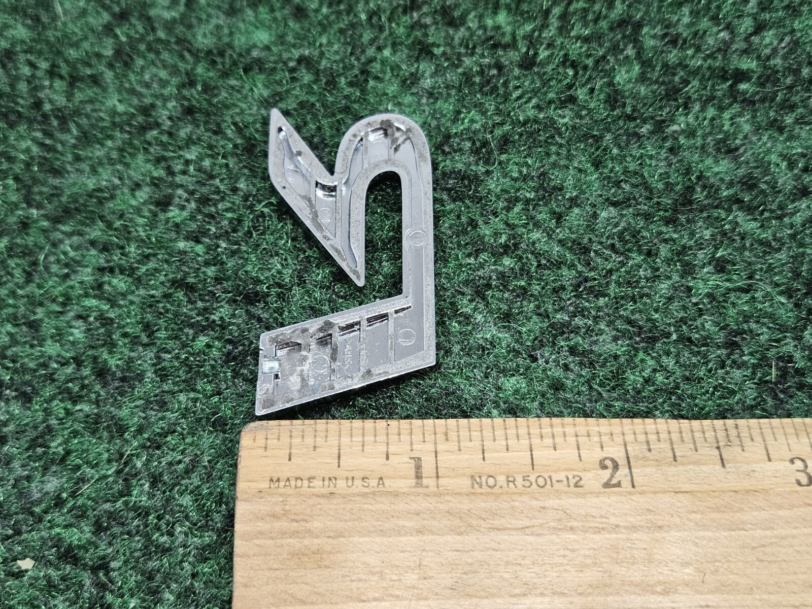 OEM "R" 3D Chrome Individual Letter Lettering Emblem Badge Logo Nameplate R 2S2