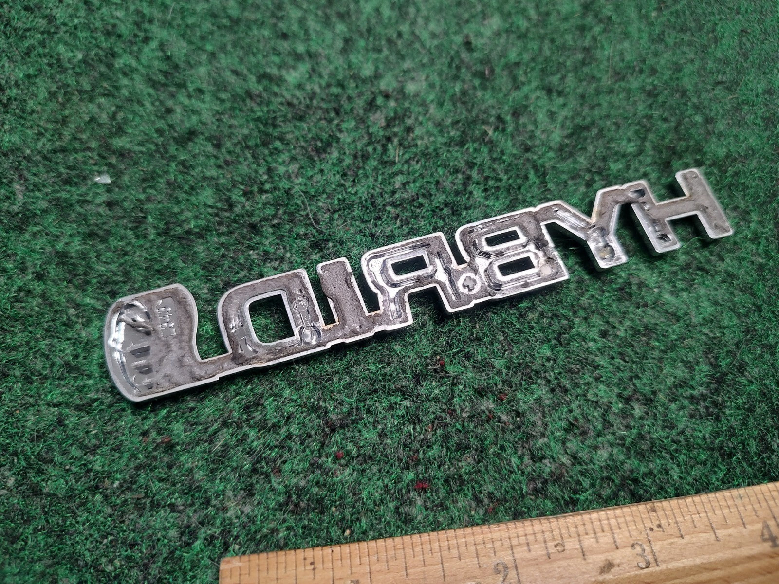 10-15 Toyota Prius Hybrid Right Fender Emblem Nameplate Badge 75374-47051 1S9