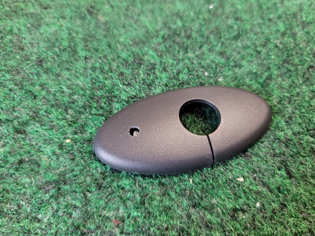 2013-2018 FORD FOCUS Black FRONT SUN VISOR RETAINER COVER OEM 7S9