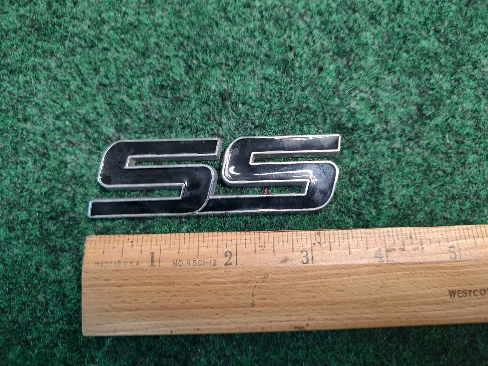 OEM Trunk and Fender SS Emblem Badge Pearl White Fits 06-19 Chevrolet 4S3