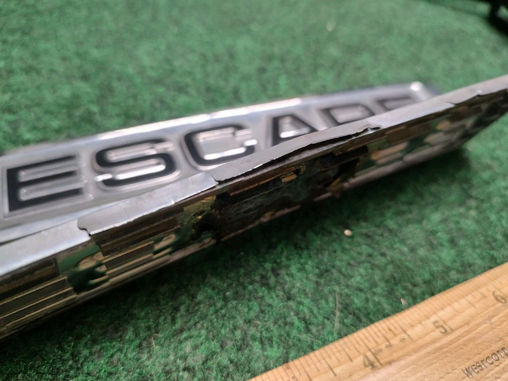 (2) 2008 09 10 11 12 FORD ESCAPE CHROME EMBLEM NAME PLATE LOGO BADGE OEM 2S4