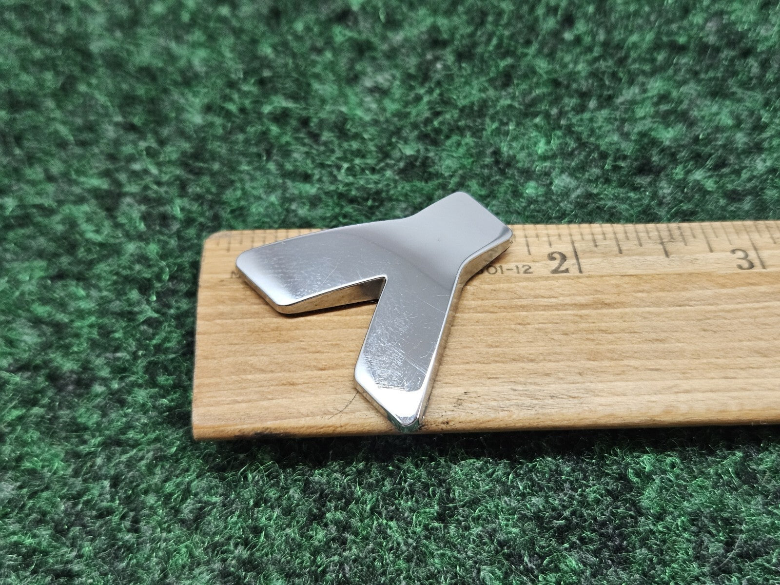 OEM "Y" Chrome Individual Letter Lettering Emblem Badge Logo Nameplate 3D 7S9